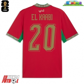 Marruecos Ayoub El Kaabi #20 Primera Equipación Mundial 2026 Manga Corta